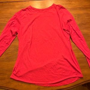 Hanes brand  hot pink lounge/ pajama top. Women’s XXL. Gently used.